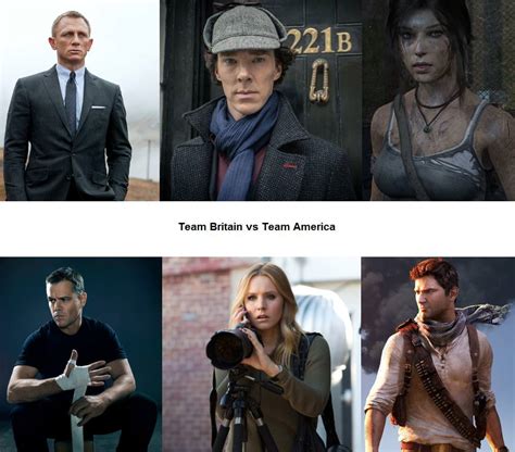 James Bond, Sherlock Holmes and Lara Croft vs Jason Bourne, Veronica ...