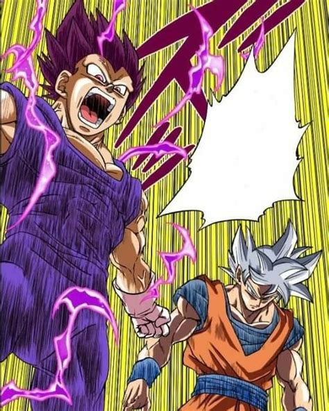 Goku Ultra Instinto Y Vegeta Ultra Ego En La Versión A Color Del Manga Dragon Ball EspaÑol Amino