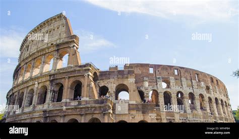 Colosseum, Rome, Italy. Construction of the Colosseum began under the ...