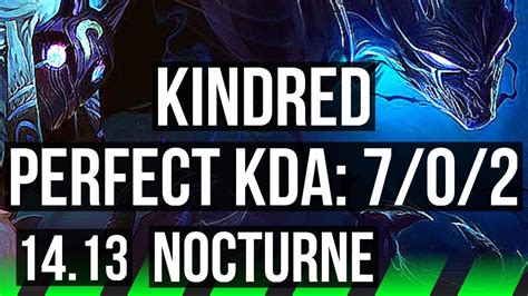 Kindred Vs Nocturne Jgl 7 0 2 68 Winrate Godlike Euw Diamond