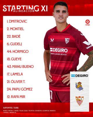 El Ltimo Once De Mendilibar Esta Temporada Vamos Mi Sevilla