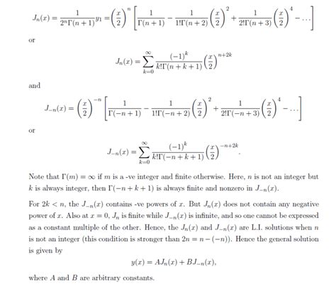 Bessel's Function - SOUL OF MATHEMATICS