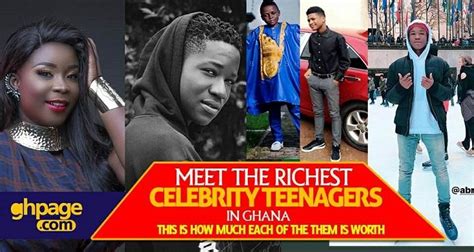 Meet The Richest Celebrity Teenagers In Ghana - This Is How Much Each Of Them Is Worth - GhPage