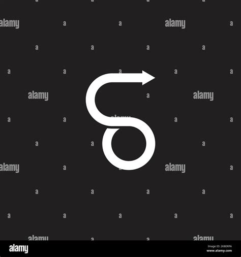 Letter S Rotate Loop Geometric Logo Vector Stock Vector Image And Art Alamy