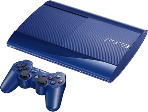 Sony Ps3 Super Slim 250gb Console Cech 4000b Sapphire Blue Sony