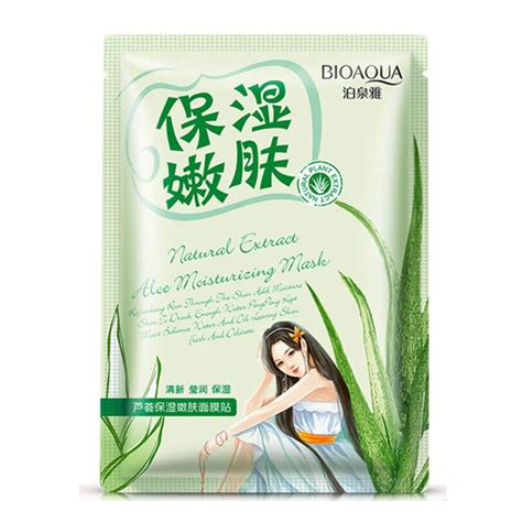 Bioaqua Aloe Vera Extract Plant Essence Facial Sheet Mask Bioaqua Pakistan