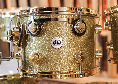 Dw Collector S Gold Glass Drum Set 22 8 10 12 14 16 14sn So 1304621 Ebay