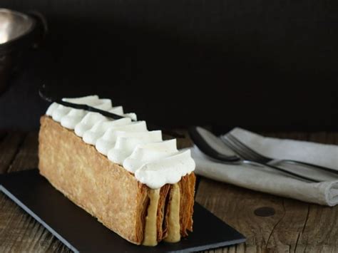 Mille Feuille Vanille Et Caramel Pour Le Dessert Recette Par