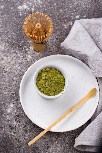 Polvo De T Verde Matcha Japon S Foto Premium