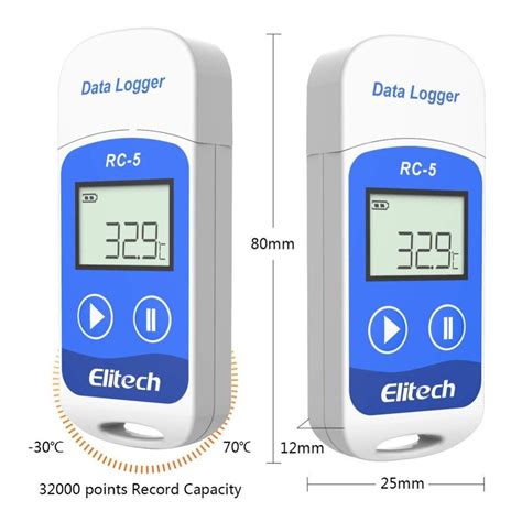 Digitale Usb Temperatuur Datalogger Hoge Nauwkeuri Grandado