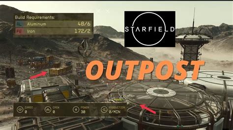 Starfield Outpost Building A Complete Breakdown And Crafting Systems