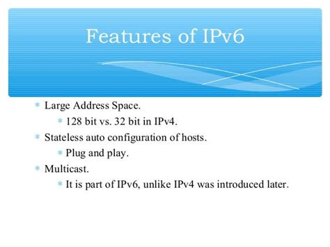 Ipv6 Next Generation Protocol