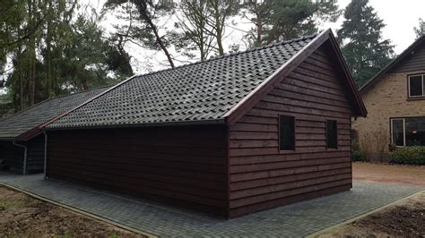 Houten Kapschuur Met Carport Houtsolutions