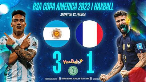 Argentina Francia En El F Tbol Y Hasta En Haxball