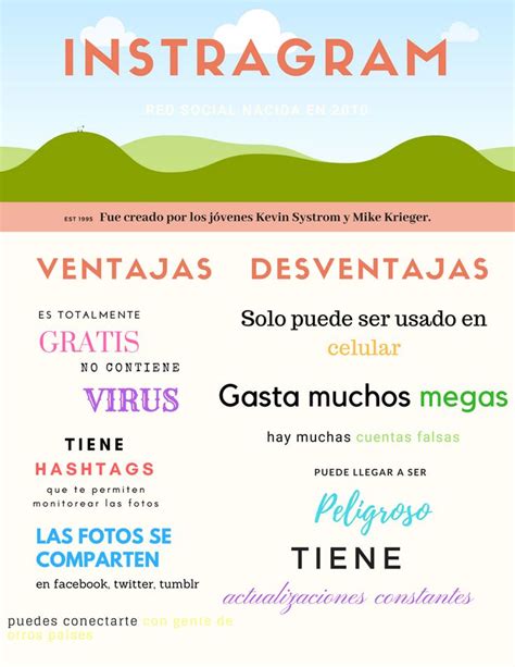 Ventajas Y Desventajas De Instagram Instagram Redes Sociales Temas