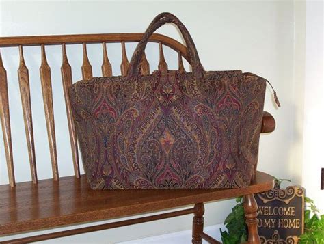 Merlot Fasanotapestry Bag 1502 My Big Beautiful Bags Etsy Bags