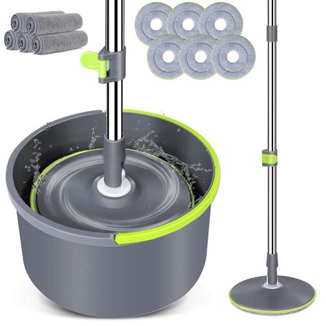 Masthome Magic Flat Mop And Bucket Set With Wringer Wayfair