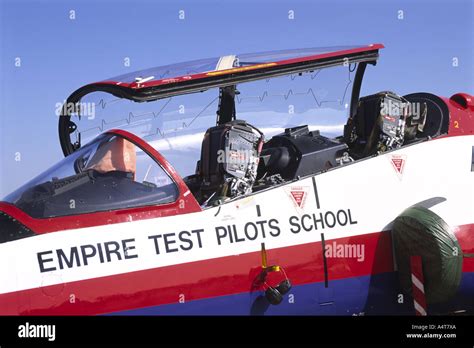 BAe Hawk T1 Cockpit & Ejector Seats Stock Photo: 6352361 - Alamy