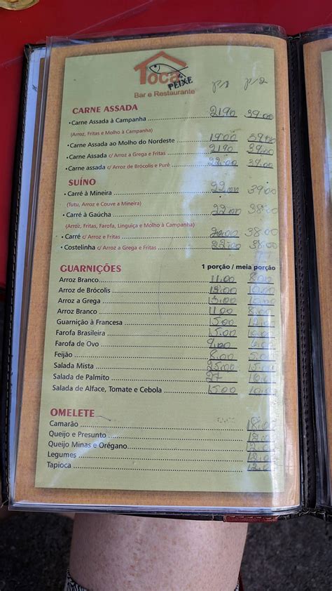 Menu Em Bar E Restaurante Tempero Do Nordeste Rio De Janeiro