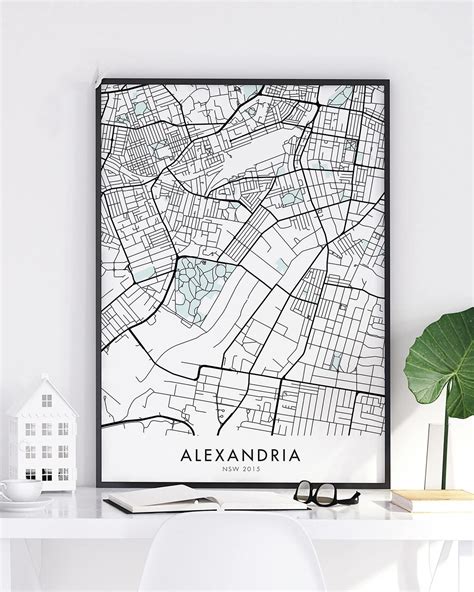 Sydney – Alexandria Map Print - Chelsea Chelsea