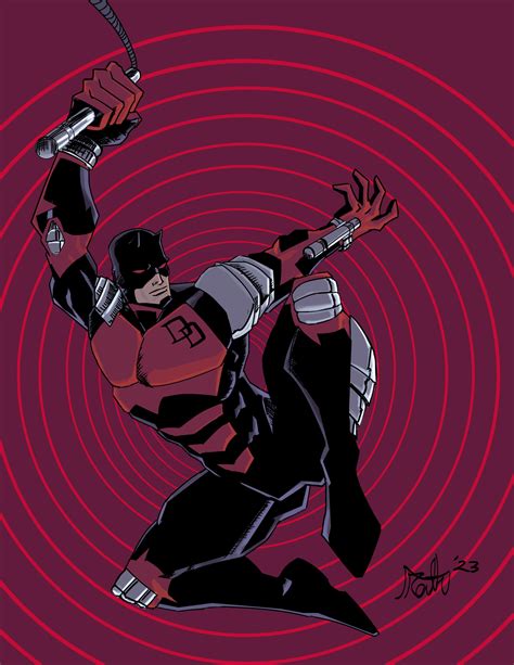 90s Daredevil By Cinthirathart Rmarvel