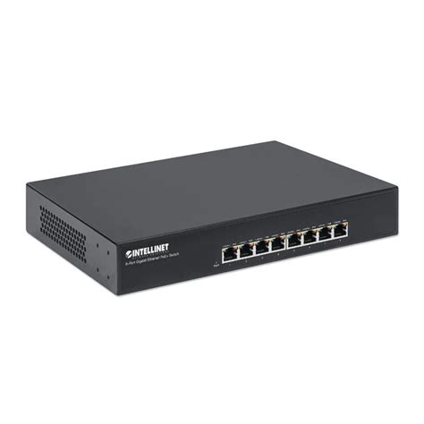 Intellinet 8 Port Gigabit Ethernet Poe Switch