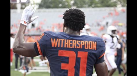 Leman What Makes Illinois Cb Devon Witherspoon So Effective Youtube