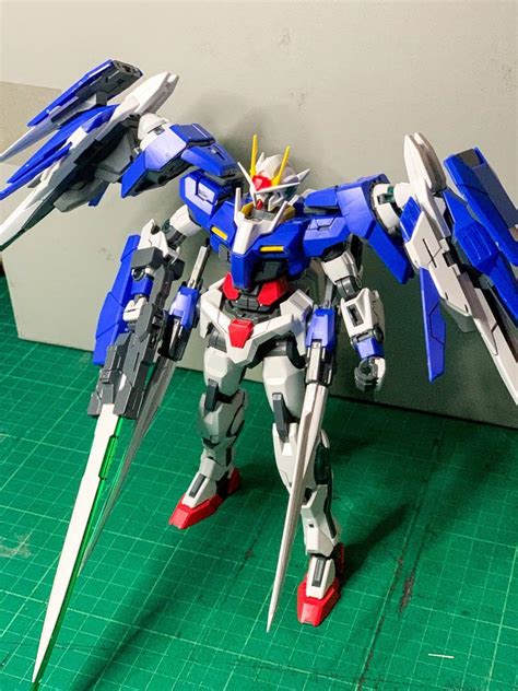 MG Gundam 00 Raiser | Complete with FREE base, Hobbies & Toys, Toys ...