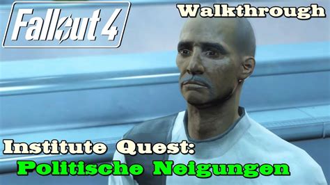 Fallout 4 Institute Quest Politische Neigungen Strahlenquest