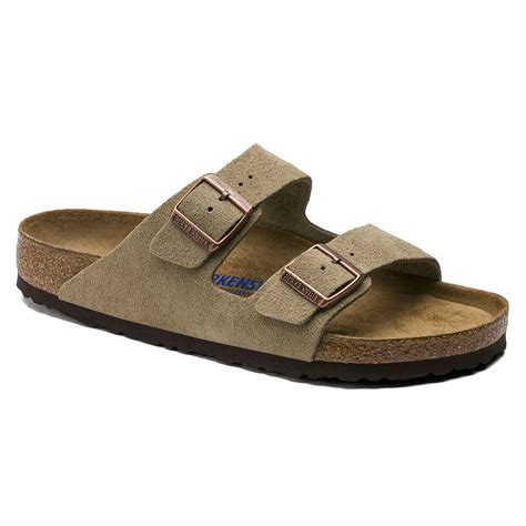 Birkenstock Sandali Arizona Soft Suede Beige Uomo Acquista Online Su