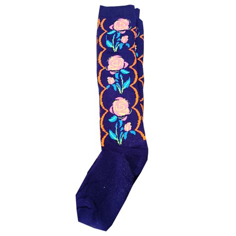 Rs Roses Purple Socks Riders Saddlery