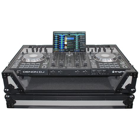 Prox Ata Flight Case For Denon Prime 4 Dj Controller With 1u Rack Space