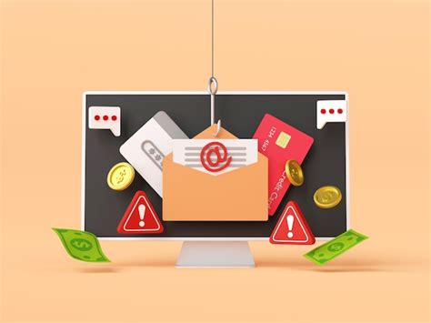 Ilustra O D Do Conceito De Phishing De Dados Malware De Golpe Online