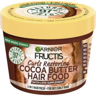 Hiusnaamio Garnier Fructis Ml Hair Food Cocoa Butter Tokmanni Fi