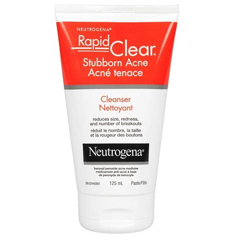 Neutrogena Rapid Clear Stubborn Acne Cleanser 125ml Acne Cleansers Neutrogena Acne Medicine