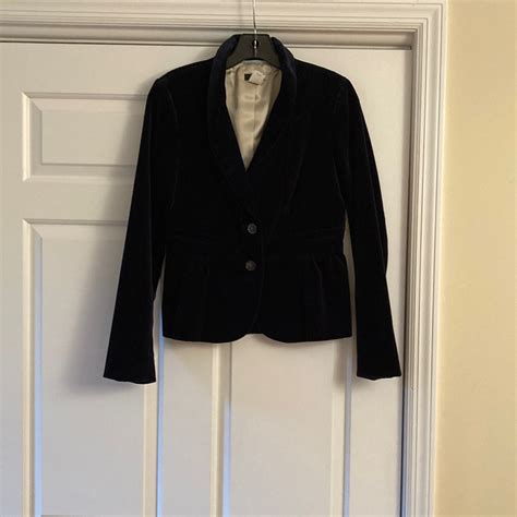 Jcrew Velvet Blazer Gem