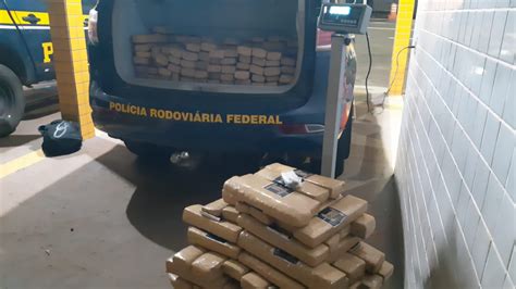 Prf Em Catal O Aprende Quase Kg De Maconha E Recupera Carro Roubado