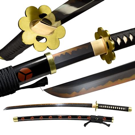 Buy One Piece Roronoa Zoros Katana Black Blade Shusui Cosplay Replica