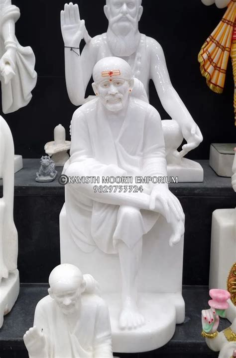 2 Fit Marble Shirdi Sai Baba Statue At Rs 55000 Marble Sai Baba Murti