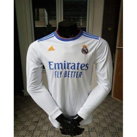 Jual JERSEY BAJU BOLA REAL MADRID HOME LS LONGSLEVEE LENGAN PANJANG