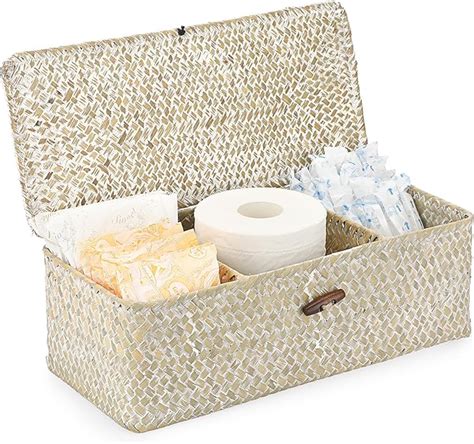 Amazon Sumnacon Small Woven Basket For Shelf Wicker Shelf Storage