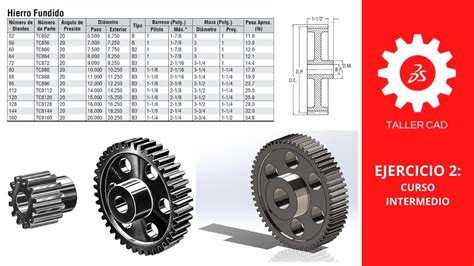 Ejercicio C Mo Dise Ar Un Engrane Curso Intermedio De Solidworks