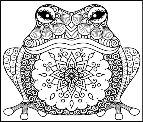 Animal Zentangle Coloring Pages - Coloring Home