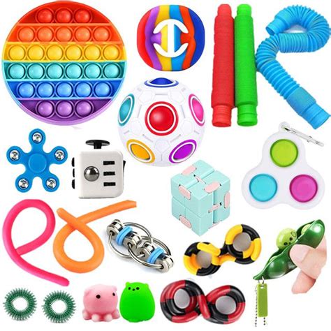 20 Pack Quality Bundle Set Sensory Fidget Toys Stress Relief Kids