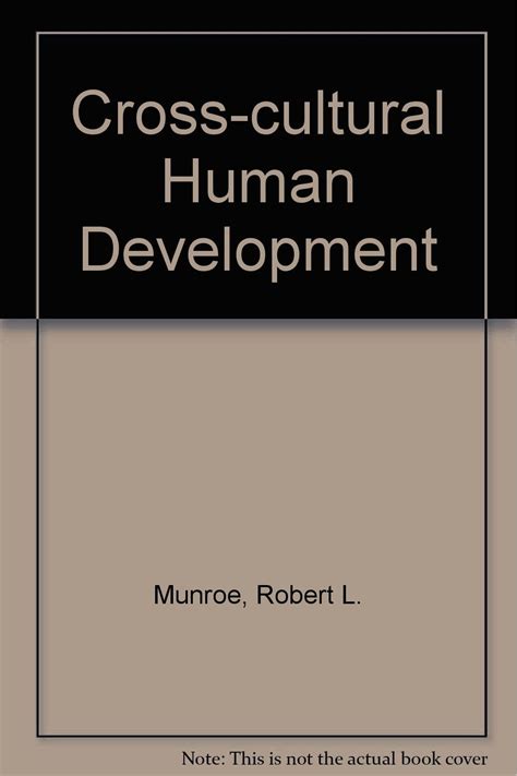 Jp Cross Cultural Human Development Munroe Robert L