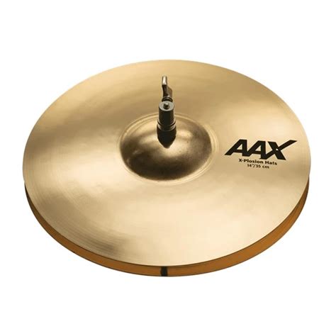 Sabian 14 Inch AAX X Plosion Hi Hat Cymbals Brilliant Finish PT