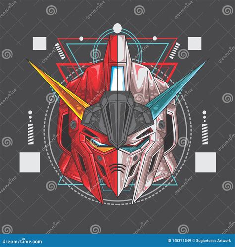 2 face gundam editorial stock image. Illustration of modern - 145371549