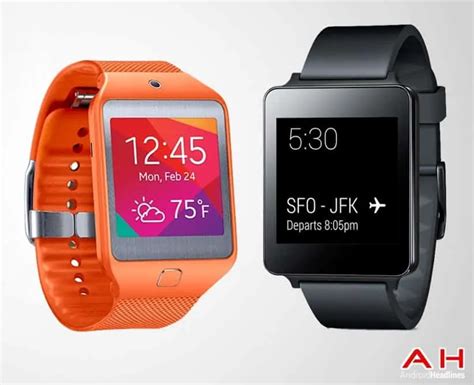 Smartwatch Comparison Samsung Gear 2 Neo Vs LG G Watch