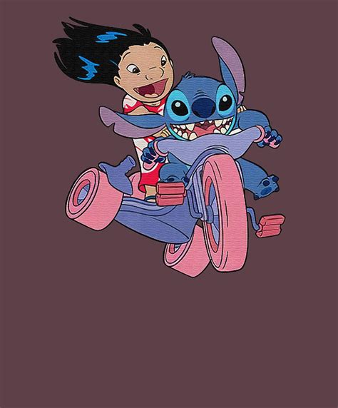 Lilo And Stitch Bike Adventure Digital Art By Felix Irwin Fine Art