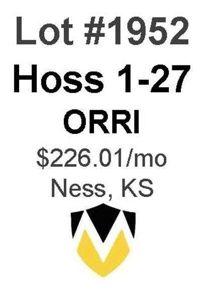 Hoss 1 27 50 Mid Continent Energy Exchange